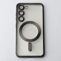 Силиконовый чехол MagSafe SHINING MATTE для Samsung S23 Plus black