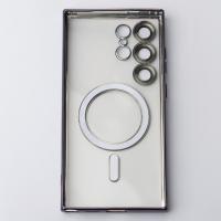 Силіконовий чохол MagSafe SHINING MATTE для телефону Samsung S23 Ultra deep purple