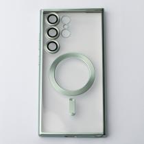 Силиконовый чехол MagSafe SHINING MATTE для Samsung S23 Ultra mint