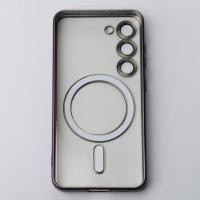 Силіконовий чохол MagSafe SHINING MATTE для телефону Samsung S23 Plus deep purple