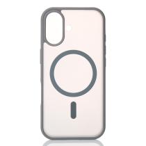 Силиконовый чехол MATTE с поддержкой MagSafe для iPhone 17 titanium black