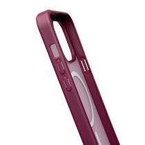 Силіконовий чохол MATTE з підтримкою MagSafe для телефону iPhone 14 Pro Max burgundy