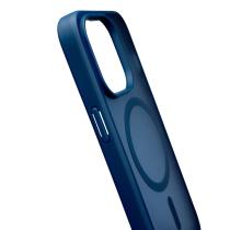 Силіконовий чохол MATTE з підтримкою MagSafe для телефону iPhone 15 Pro dark blue