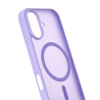 Силіконовий чохол MATTE з підтримкою MagSafe для телефону iPhone 17 lavander