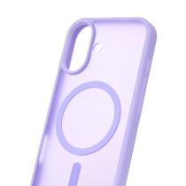 Силіконовий чохол MATTE з підтримкою MagSafe для телефону iPhone 17 lavander