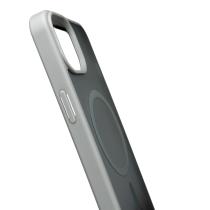 Силиконовый чехол MATTE с поддержкой MagSafe для iPhone 14 titanium black