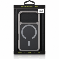 Силиконовый чехол MATTE с поддержкой MagSafe для iPhone 18 Pro titanium black