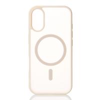 Силіконовий чохол MATTE з підтримкою MagSafe для телефону iPhone 17 antique white