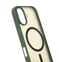 Силіконовий чохол MATTE з підтримкою MagSafe для телефону iPhone 17 sage green