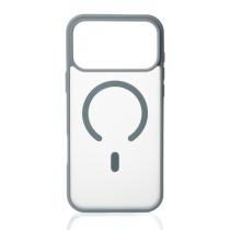 Силіконовий чохол MATTE з підтримкою MagSafe для телефону iPhone 17 Pro titanium black