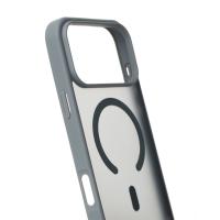 Силіконовий чохол MATTE з підтримкою MagSafe для телефону iPhone 17 Pro titanium black