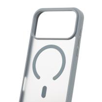 Силіконовий чохол MATTE з підтримкою MagSafe для телефону iPhone 17 Pro titanium black