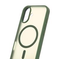 Силіконовий чохол MATTE з підтримкою MagSafe для телефону iPhone 17 sage green