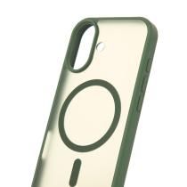 Силіконовий чохол MATTE з підтримкою MagSafe для телефону iPhone 17 sage green