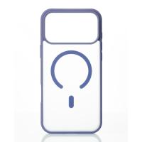 Силіконовий чохол MATTE з підтримкою MagSafe для телефону iPhone 17 Pro lavander gray