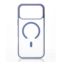 Силіконовий чохол MATTE з підтримкою MagSafe для телефону iPhone 17 Pro lavander gray