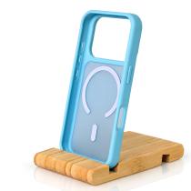 Силиконовый чехол MATTE с поддержкой MagSafe для iPhone 18 Pro light blue