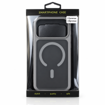 Силиконовый чехол MATTE с поддержкой MagSafe для iPhone 18 Pro Max titanium black