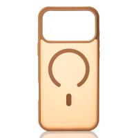 Силиконовый чехол MATTE с поддержкой MagSafe для iPhone 17 Pro coffee brown