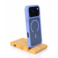 Силиконовый чехол MATTE с поддержкой MagSafe для iPhone 18 Pro Max lavander