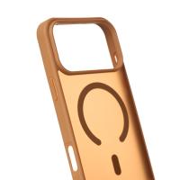 Силиконовый чехол MATTE с поддержкой MagSafe для iPhone 17 Pro coffee brown