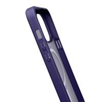 Силиконовый чехол MATTE с поддержкой MagSafe для iPhone 14 Pro dark purple