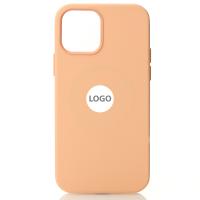 Силиконовый чехол Lux Colors с поддержкой MagSafe для iPhone 12 / iPhone 12 Pro Cantaloupe