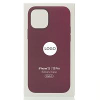 Силиконовый чехол Lux Colors с поддержкой MagSafe для iPhone 12 / iPhone 12 Pro Plum
