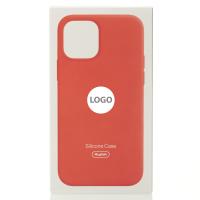 Силиконовый чехол Lux Colors с поддержкой MagSafe для iPhone 12 Pro Max Electric Orange