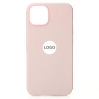 Силиконовый чехол Lux Colors с поддержкой MagSafe для iPhone 13 Chalk Pink
