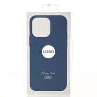 Силиконовый чехол Lux Colors с поддержкой MagSafe для iPhone 14 Pro Storm Blue