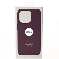 Силиконовый чехол Lux Colors с поддержкой MagSafe для iPhone 14 Pro Elderberry