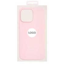 Силиконовый чехол Lux Colors с поддержкой MagSafe для iPhone 14 Pro Chalk Pink