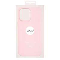Силиконовый чехол Lux Colors с поддержкой MagSafe для iPhone 14 Pro Max Chalk Pink