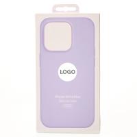 Силиконовый чехол Lux Colors с поддержкой MagSafe для iPhone 14 Pro Max Lilac