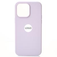 Силиконовый чехол Lux Colors с поддержкой MagSafe для iPhone 14 Pro Max Lilac