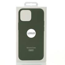 Силиконовый чехол Lux Colors с поддержкой MagSafe для iPhone 14 Pro Olive