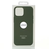 Силиконовый чехол Lux Colors с поддержкой MagSafe для iPhone 14 Pro Max Olive