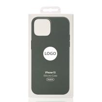 Силиконовый чехол Lux Colors с поддержкой MagSafe для iPhone 15 Cypress