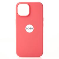 Силиконовый чехол Lux Colors с поддержкой MagSafe для iPhone 15 Plus Guava
