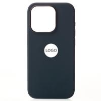 Силиконовый чехол Lux Colors с поддержкой MagSafe для iPhone 15 Pro Black