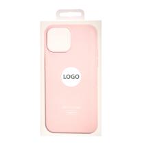 Силиконовый чехол Lux Colors с поддержкой MagSafe для iPhone 15 Pro Max Light Pink