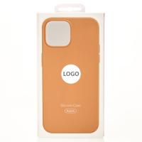 Силиконовый чехол Lux Colors с поддержкой MagSafe для iPhone 15 Pro Max Orange Sorbet