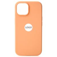Силиконовый чехол Lux Colors с поддержкой MagSafe для iPhone 15 Pro Max Orange Sorbet