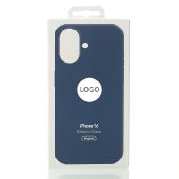 Силиконовый чехол Lux Colors с поддержкой MagSafe для iPhone 16 Denim