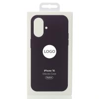 Силиконовый чехол Lux Colors с поддержкой MagSafe для iPhone 16 Plum