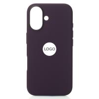 Силиконовый чехол Lux Colors с поддержкой MagSafe для iPhone 16 Plum