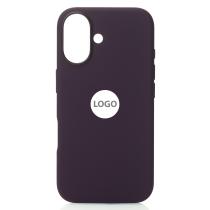 Силиконовый чехол Lux Colors с поддержкой MagSafe для iPhone 16 Plum