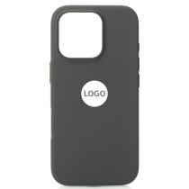 Силиконовый чехол Lux Colors с поддержкой MagSafe для iPhone 16 Pro Stone Gray