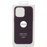 Силиконовый чехол Lux Colors с поддержкой MagSafe для iPhone 16 Pro Plum